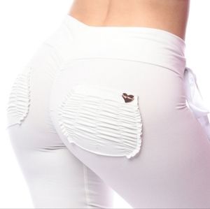 🔥Cute Booty Lounge "Lifestyle" Lounge Full Scrunch Butt Leggings w/Drawstring,S